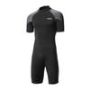 Men's 1.5mm Short Sleeve Wetsuit for Diving, Surfing, and Winter Swimming - Full Body Sun and Jellyfish Protection