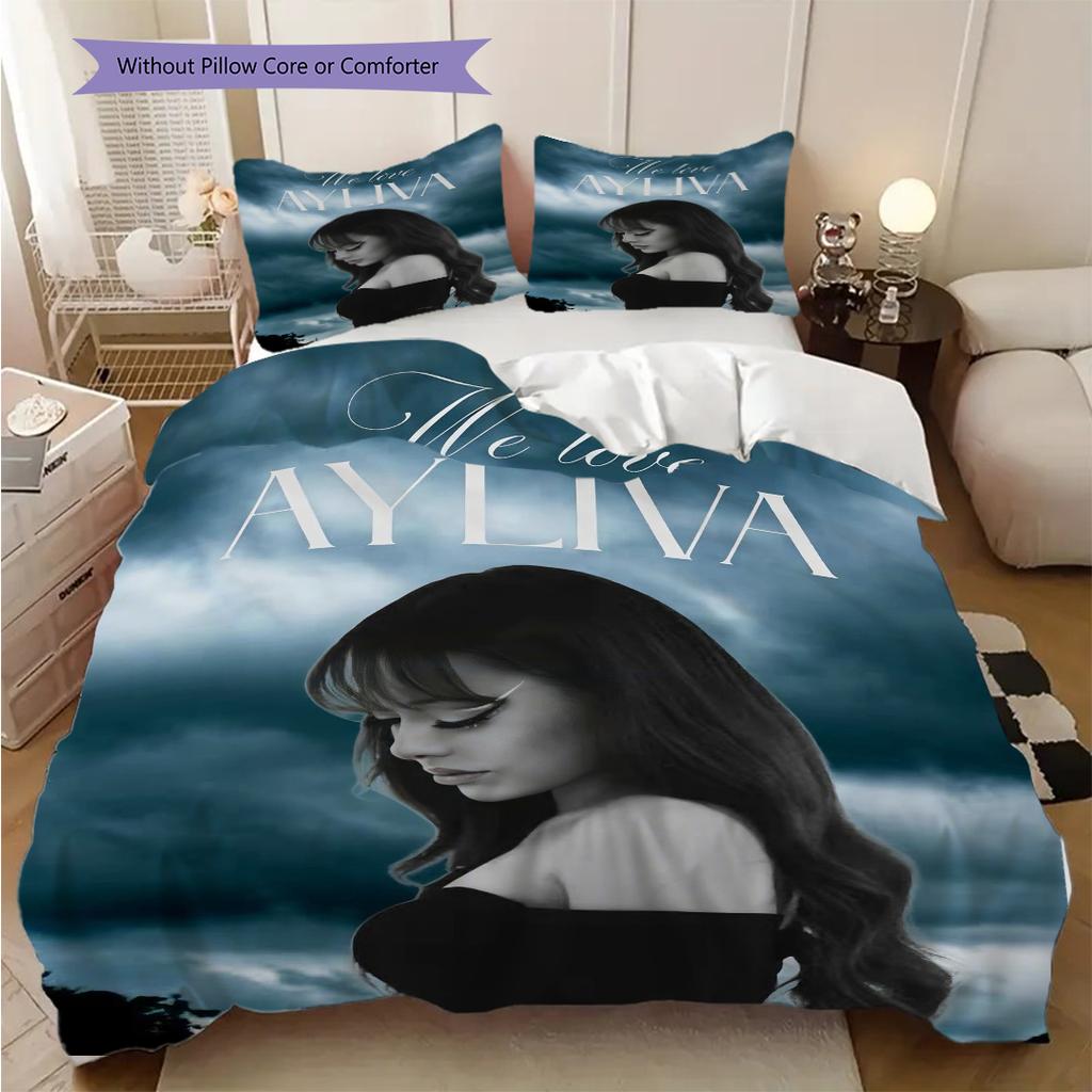 Musician Ayliva Bedding, Duvet Cover, Pillowcase, Home Decoration, Birthday Gift (1 * Duvet Cover+2 * Pillowcase, Coreless)