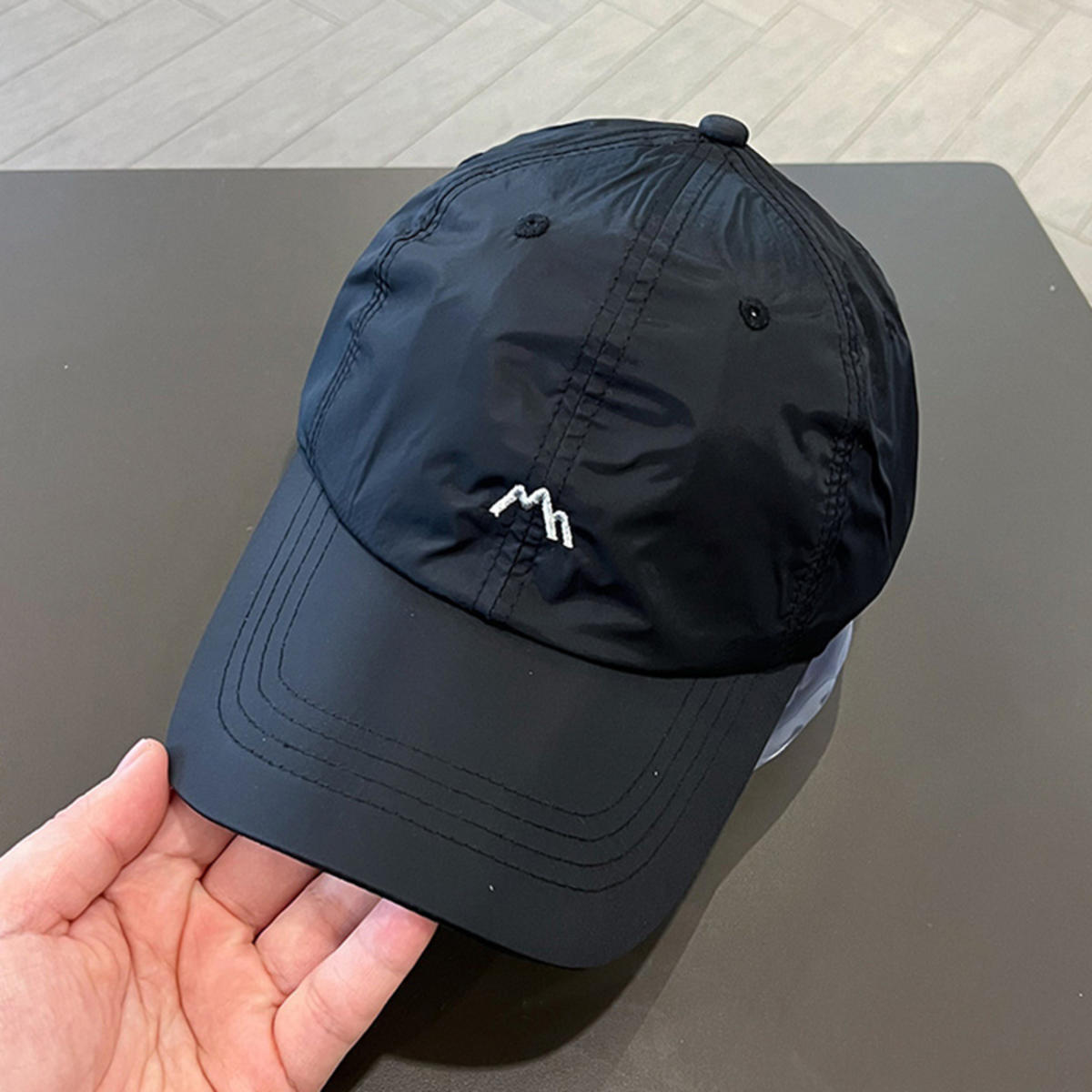 

Fashion Embroidery Quick Dry Baseball Cap for Men Women Summer Outdoor Sports Golf Visors Sun Hat Solid Color Snapback Light Cap one size чёрный