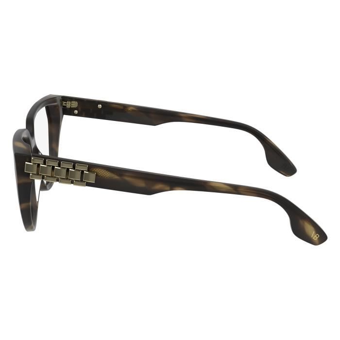 Lunettes de Vue - VICTORIA BECKHAM - VB2661 - Acétate - 321 Striped Khaki Havana - Femme