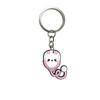 Cute Medical Themed Silicone Keychains With Blank Label Tags Lovely Cartoon Designs For Nurses Doctors Gifts Daily Use