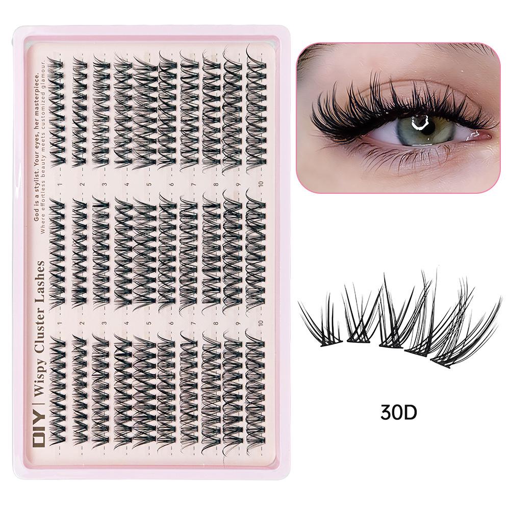 30D40D Dense European American Single Cluster Eyelash Glue Style 60D80D Large Capacity