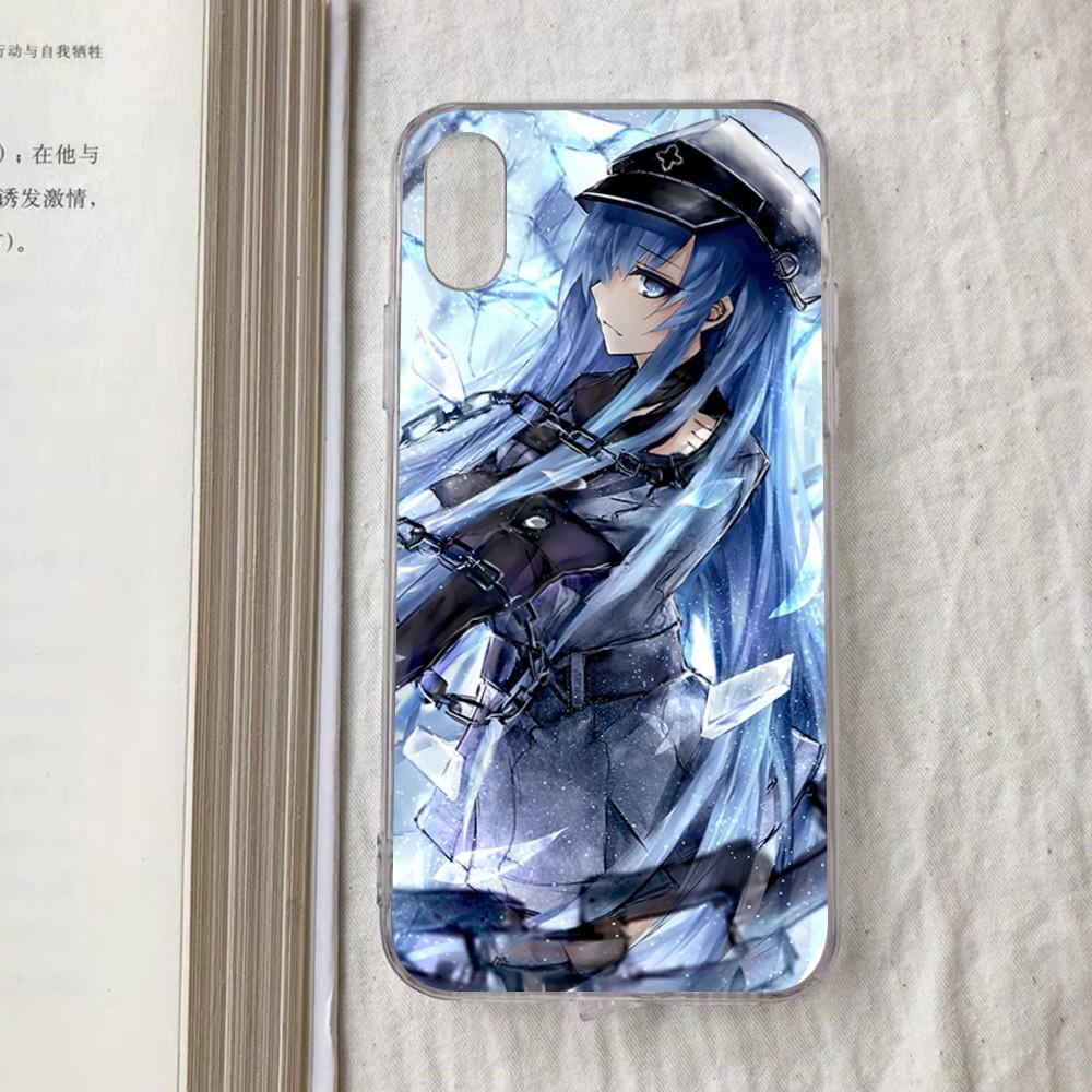 Akame Ga Kill Esdeath Phone Case For IPhone 15 14 11 12 13 Mini Pro XS Max Cover 6 7 8 Plus X XR SE 2020 Funda Shell