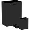 Aosric 30 Pcs Black Gift Bags Bulk, 4.5x2.5x6 Inch Premium Small Gift Bags for Christmas, Baby Shower, Birthday, Party, Wedding, Luxury Gift Bags