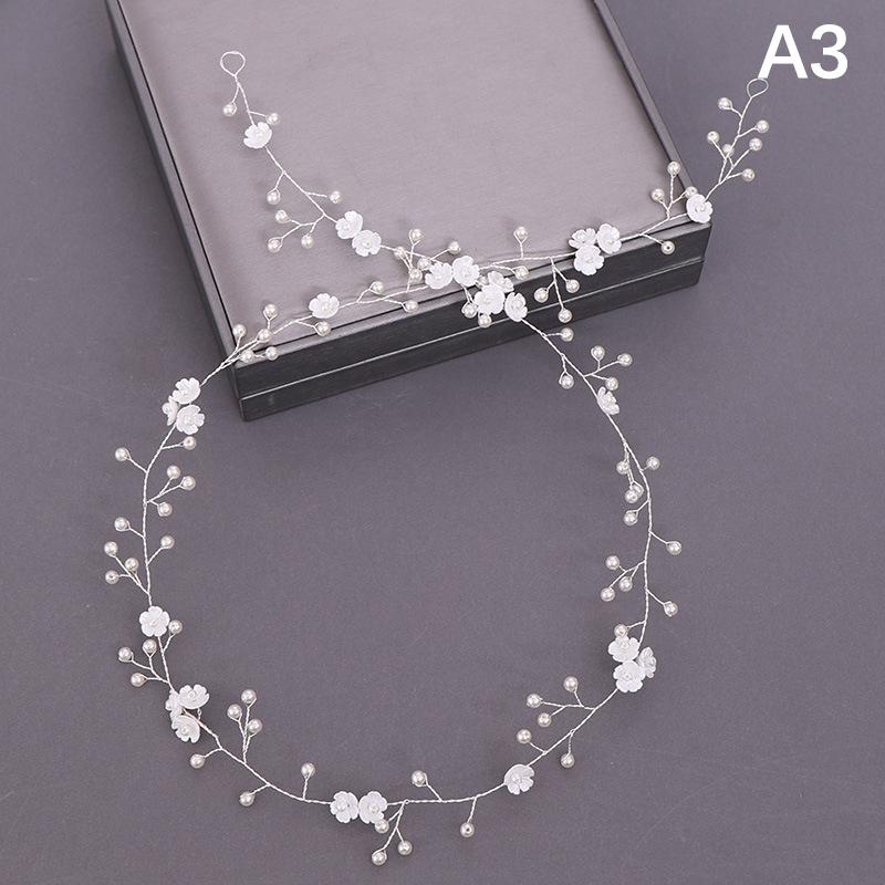 Women Headbands Pearl  Flower Headband Wedding Hair Accessories For Women Bridal Headband Hair Jewelry Wedding Accessories