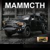 1:32 Ram Mammoth Pick-up Simulatie Legering Auto Model Geluid En Licht Pull Back Speelgoed voor Kinderen Verzamelaar Verjaardagscadeau