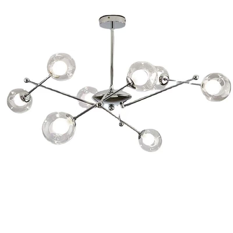 Moderní minimalistický jídelní pokoj ložnice hlavní ložnice kreativní osobnost lustr