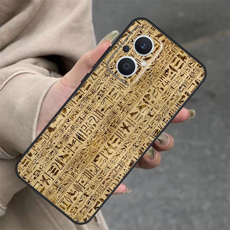 Egypt Pharaoh Mural Case For OPPO Reno 14 12 11 10 13 Pro 14F 13F 12F 11F 8 7 Lite OPPO Find X9 X8 X6 Pro Cover