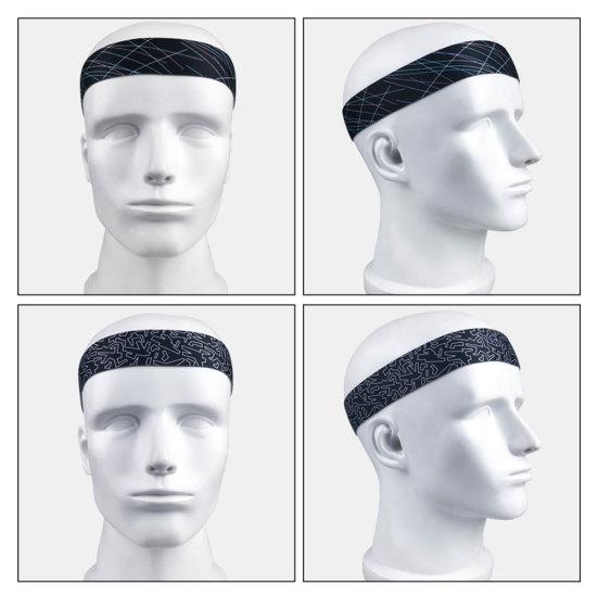 Fashion Sweat Absorbent Breathable Gym Yoga Unisex Hair Band Sports Headband