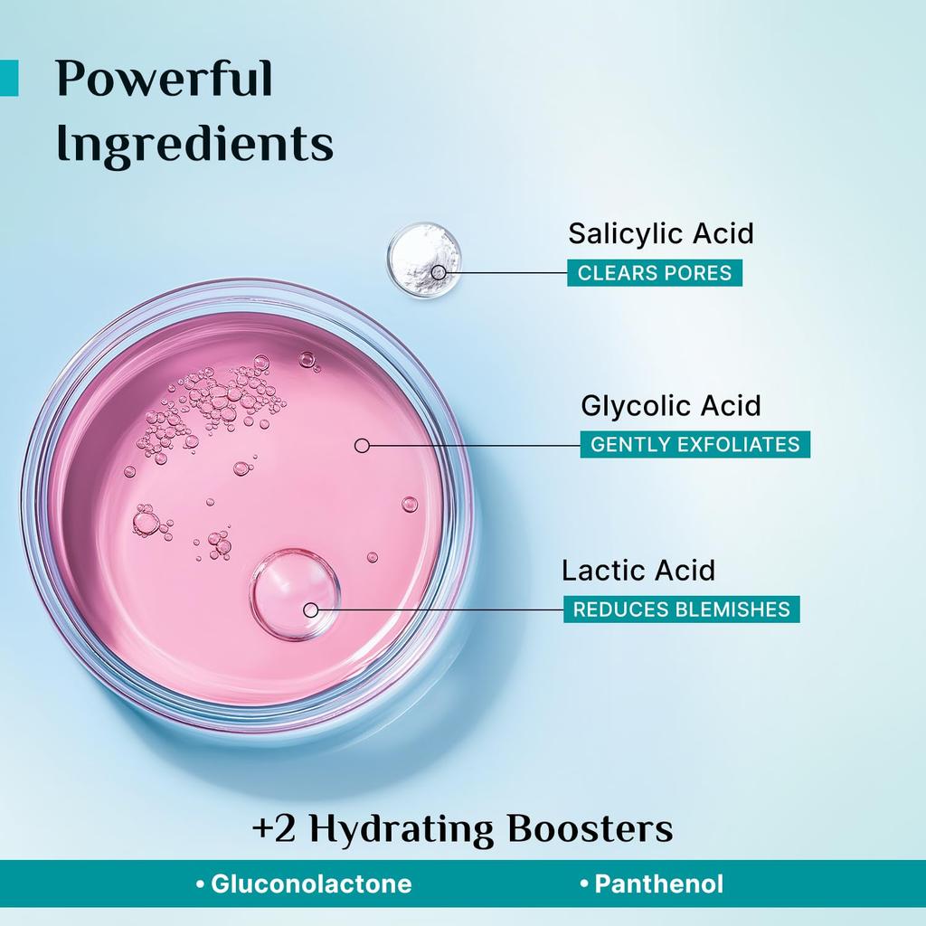 Pilgrim 25% AHA 2% BHA 5% PHA Peelinglösung 10 ml Für Gesicht und Körper Sanftes Peeling Strahlender Teint Gleichmäßiger Hautton Porenpflege