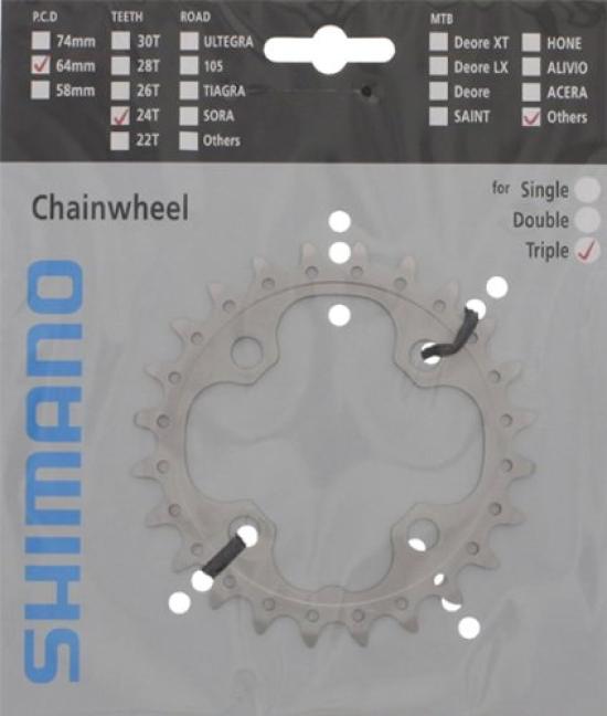 

SHIMANO Repair Parts Chainring 24T AE Y1MX24000 (44×32×24T) FC-T551
