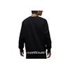 Jordan MVP Letter Pattern Fleece Crewneck Sweatshirt Men Sweatshirt Black FV7437-010