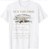 2nd Amendment Funny Gun Control Definition design100 cotton summer casual Oneck short sleeve printed mens Tshirt