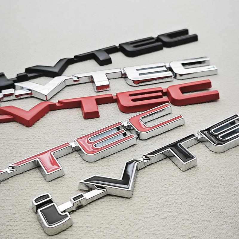 3D Metal i-IVTEC Logo Emblem Badge Decals Car Sticker For Honda City cb400 i-VTEC vfr800 Civic Accord Odyssey Spirior CRV SUV