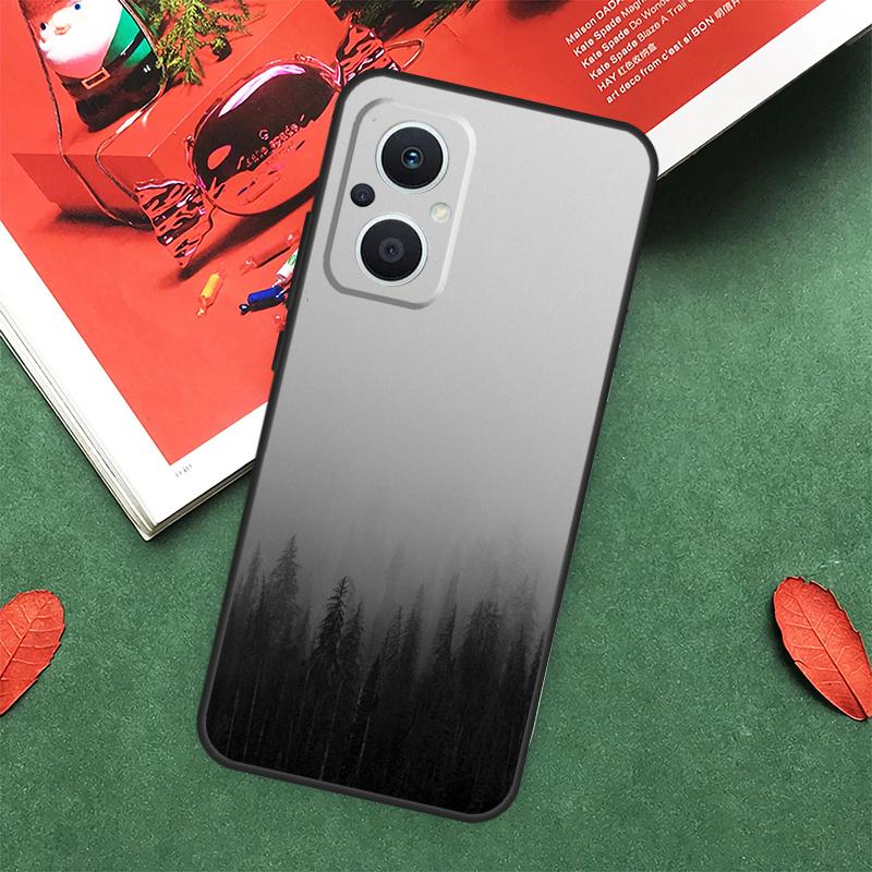 Forest Cloud Pattern Case For OPPO Reno 7 8 Lite 8T 10 11 12 13 Pro 12F 13F 14F OPPO Find X8 X6 X5 X9 Pro Cover