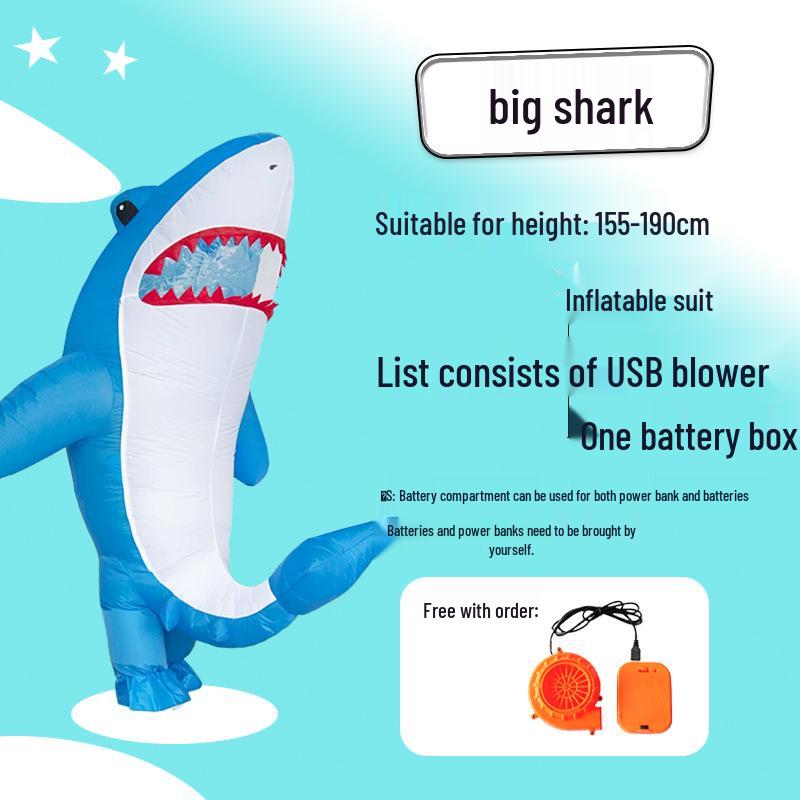 Inflatable Adult Mascot Costume for Creative Dance and Pranks