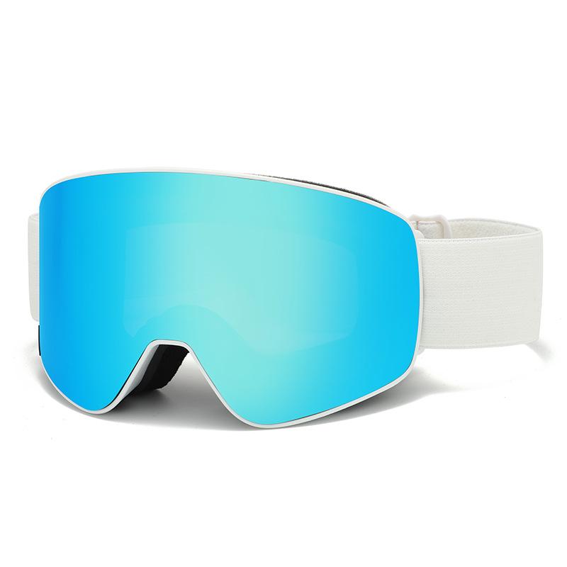 Children's Magnetic Ski Goggles UV Protection Ski Goggles Adult Magnetic Anti-Snow Blind Ski Goggles