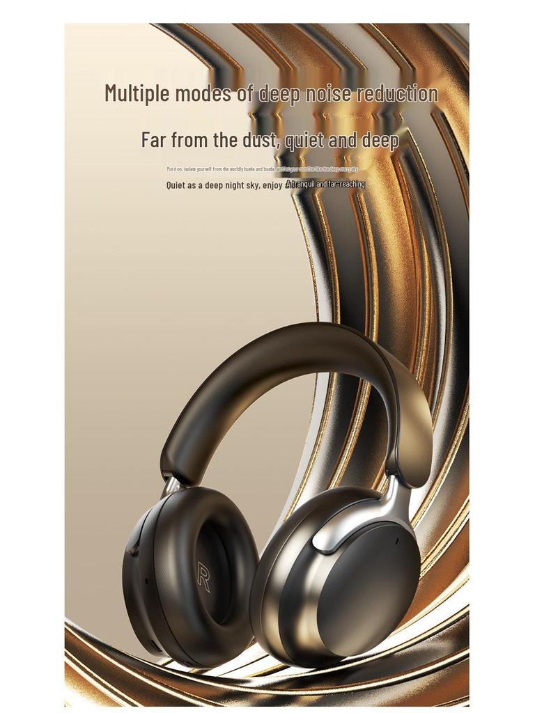 Bluetooth ANC Over-Ear Headphones: Long-lasting, Wireless, No Delay, Foldable