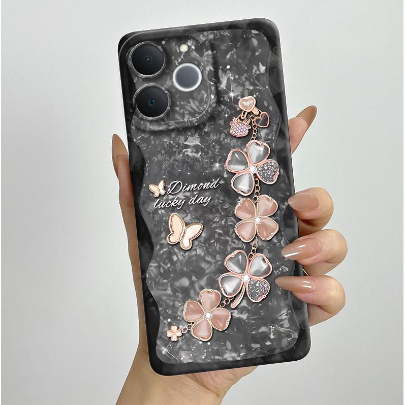 

For Realme Note 70T Phone Case Aesthetic Butterfly Flower Anti Drop Protection Covers For Realme Note 70 T Note70T Bumper Casing Realme Note 70