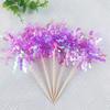 Korean-Style Colorful Rain Silk Tassel Sequin Cake Decoration Ornaments
