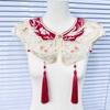Chinese Style Embroidered Shawl Embroidery Design Detachable False Collar  Chinese Traditional