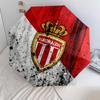 AS Monaco FC Muster, automatischer Klappschirm, tragbares und faltbares Design, 8 Schirmstäbe, ein Weihnachts- oder Geburtstagsgeschenk.