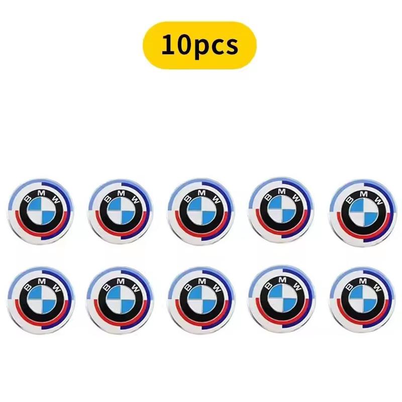 BBJG8 11mm 14mm Car Remote Key Emblem Badge Radio Button Sticker for BMW M Performance E39 E46 E90 E30 E60 E91 E92 F30 F31 Z4 X3 X5 X7