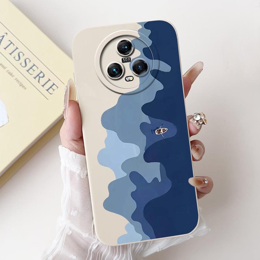 For Honor Magic5 Pro Case Magic 5Pro Luxury Painted Proective Cover Soft Silicone Phone Case For Honor Magic 5 Pro Fundas