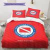 Argentinos Juniors  Pattern Bedding Quilt Set  Home Decoration  Gift (1 * Duvet Cover + 2 * Pillowcase  Without Core)
