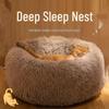 Winter Warmth Pet Bed for Cats & Dogs - Cozy Deep Sleep Nest for Kittens, Puppies, and Small Pets