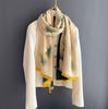 Autumn And Winter Warm Scarf Women'S Double-Sided Imitation Cashmere Thickened Air-Conditioned Room Shawl