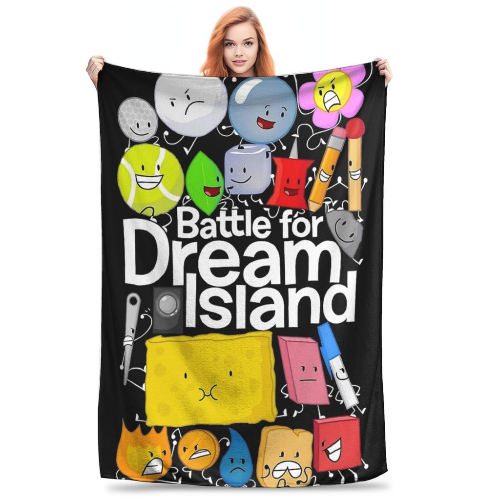 BFDI Battle for Dream Island Inanimate Blanket Multiple Sizes Super Soft Cozy  Throw Blankets for Sofa Couch and Bed