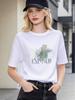 Casual Floral Print Tee Soft Comfortable Loose Fit Daily Wear Unisex Top 
