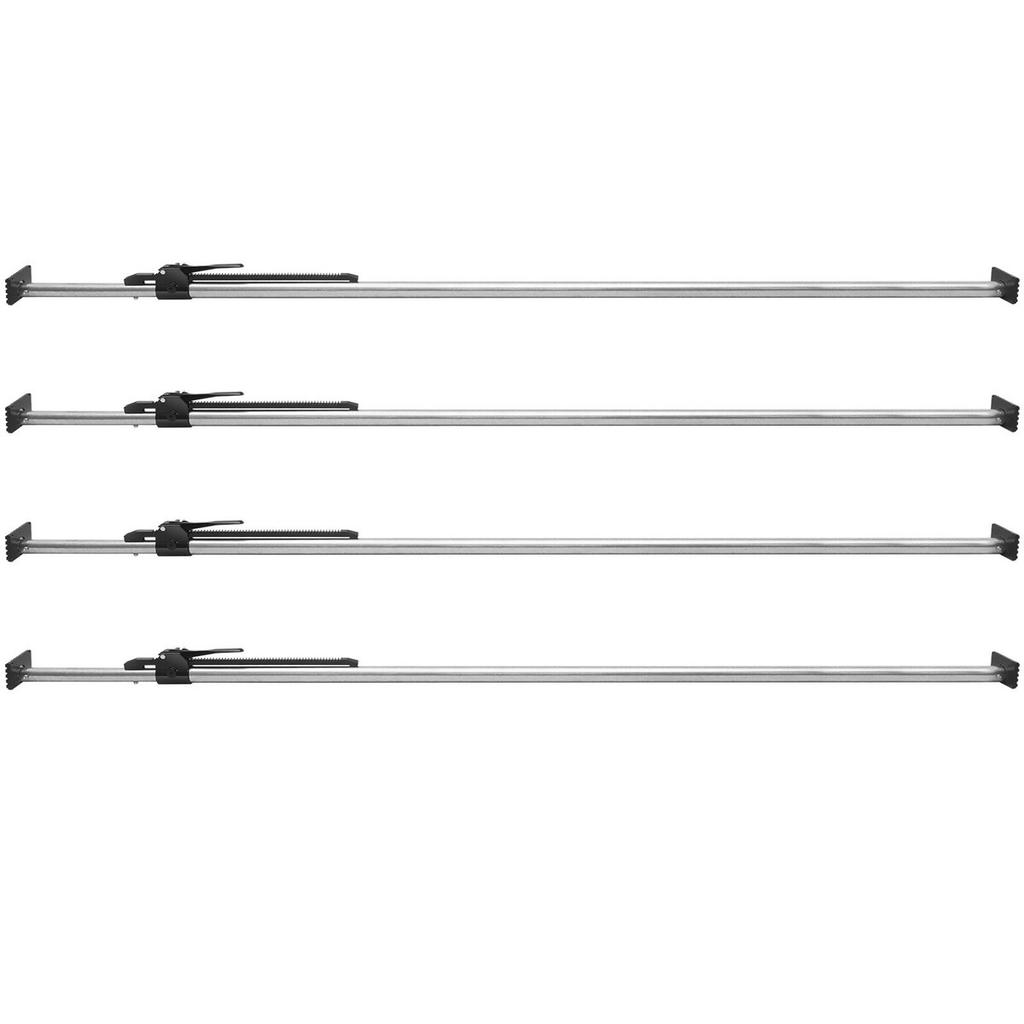 Cargo Bar, Ratcheting Cargo Bar Adjustable from 89" to 104", Heavy-duty Steel Cargo Stabilizer Bar with 309 lbs Capacity, Truck Bed Load Bar for