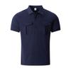 Men's Button Lapel Solid Short Sleeve Casual Polo