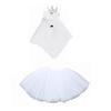 White Wedding Porch Goose Clothes Easy to Wear Festival Goose Attire Garden