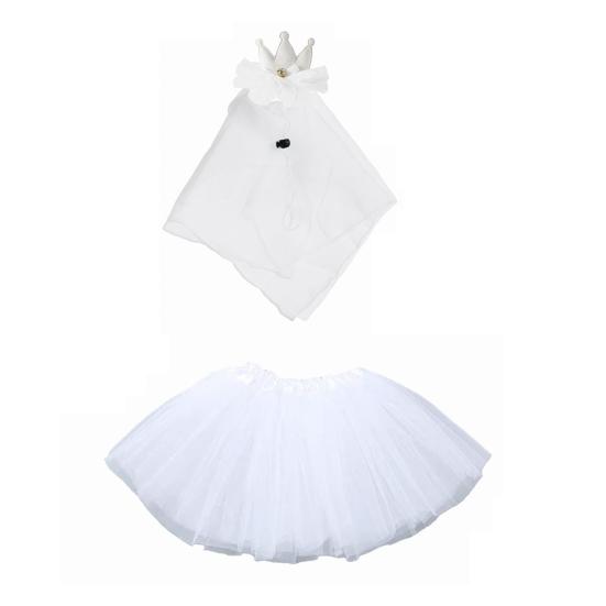 White Wedding Porch Goose Clothes Easy to Wear Festival Goose Attire Garden
