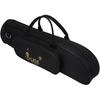 Trumpet Bag, Oxford Cloth Trumpet Gig Bag Thicken Waterproof Carrying Case with Shoulder Belt (Black) Bags, Straps
