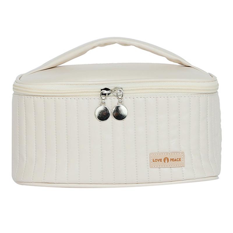 Lovely Cosmetics Toiletries Storage Bag Cloth Zipper Handbag Women Makeup Bag