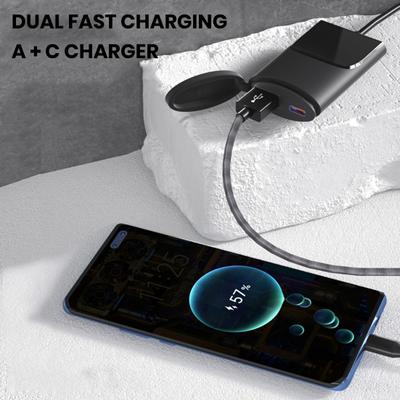 Chargeur de téléphone de moto, support de guidon, Charge rapide PD USB QC3.0 12-24V, adaptateur universel de Charge de téléphone portable de moto pour iPhone pour Android