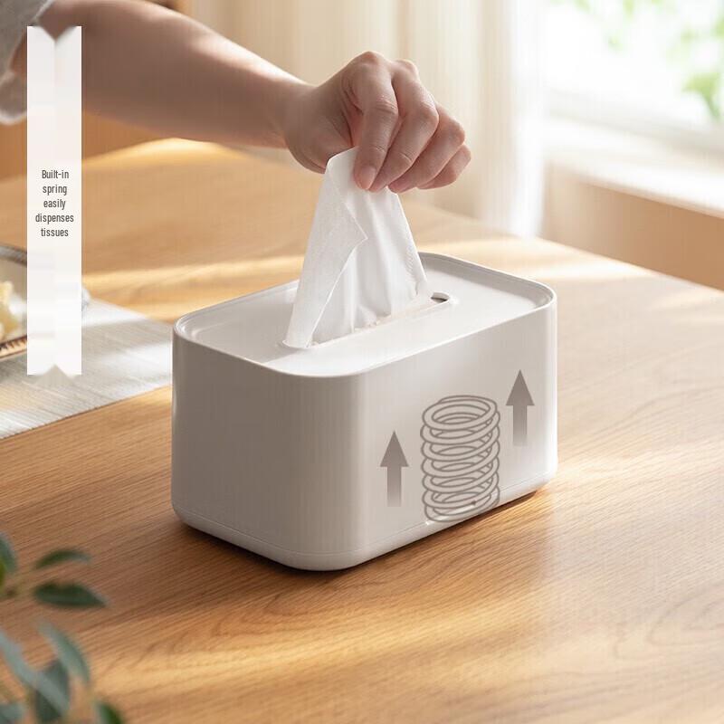Desktop Multi-functional Plastic Tissue Box