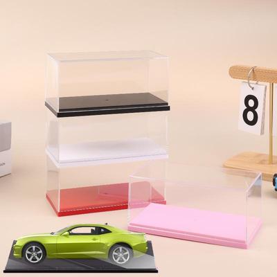 1Pcs Transparent Acrylic Storage Box Practical 1/43 Diecast Model Car Display Box DIY Dustproof Display Rack Toy