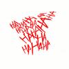 Motorcycle Sticker HAHAHA Motorcycle Helmet Car Stickers Moto Auto Decal Funny JDM Vinyl On Car Styling