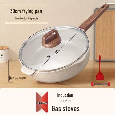 Balde 30CM Maifan Stone Non-Stick Deep Frying Pan