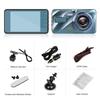 Car DVR  Video Recorder Dash Camera 1080P Rear View Dual Lens 4 Full HD G Sensor Portable Cycle Recording Dash Cam Dashcam