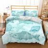 Bedclothes European And American Style Quilt Set Cover With Pillowcases Kids California King Bedding Sets Underwater World Blue