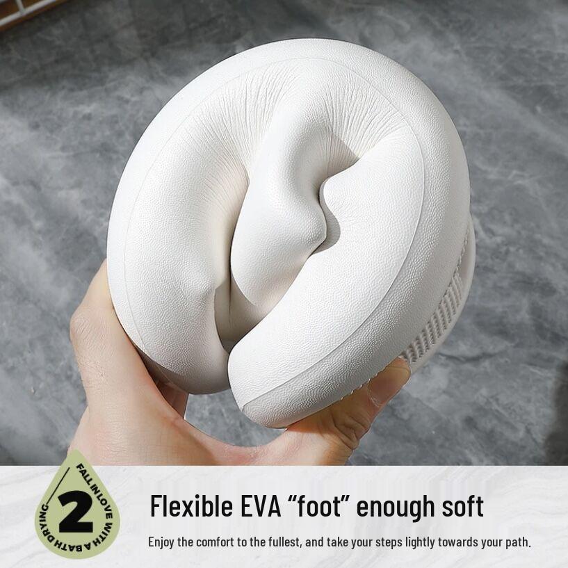 Men's Non-Slip Thick-Soled Summer Indoor Slippers with Unique Massage Design