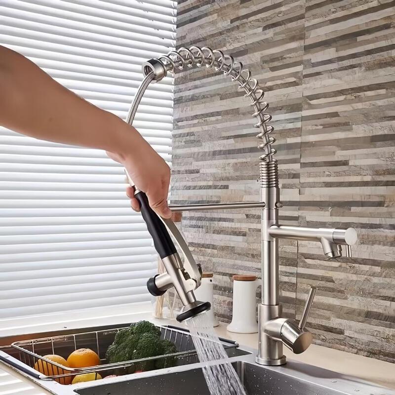 TLXT Kitchen Pull-Out Spring Faucet