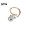 Ladies Scarf Buckle Women Pearl Buckle, Elegant Versatile Metal Smooth Clip Scarves Clips for Coat Belts Fashion Shirts, Gift Electroplated Pin