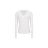 Dámský svetr s V-výstřihem a copánkovým úpletem Módní Elegantní Dlouhý Rukáv Top Slim Fit Pulovr Top Podzim Zima Elegantní Ležérní Pleteniny Základní Sladké Oblečení